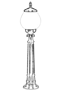 Lampadar de exterior BOP Alb 90x25 cm - Img 2