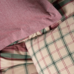 Lenjerie Jamil Bordo (Bumbac 100% Flanel) - Img 2