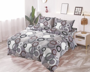 Lenjerie Jess Brown cocolino cu Elastic 180x200 (Cocolino)