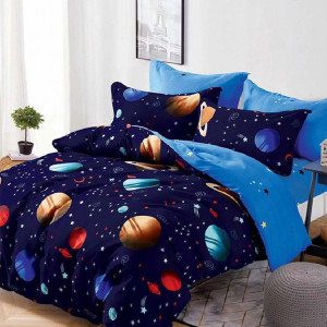 Lenjerie pentru 1 persoana Cosmos 4 piese (Finet)