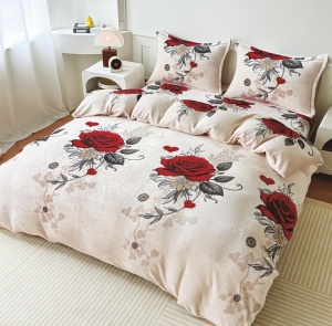 Lenjerie Rose Dolce cocolino cu Elastic 180x200 (Cocolino)