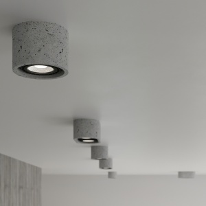 Lustra Basic din beton Gri 14x14x9 cm - Img 8