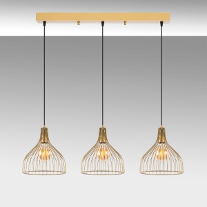 Lustra Cafu Auriu 94x25x121 cm - Img 3