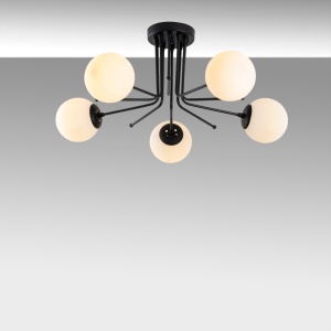 Lustra Daisy Negru 80x80x34 cm - Img 3
