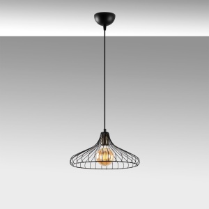 Lustra Depay Negru 36x36x120 cm - Img 3