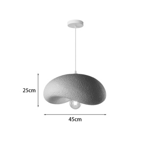 Lustra Ferecon Crem 45x45x25 cm - Img 3