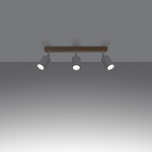 Lustra GU10 Verdo 6x8.5 Natural 33x33x17 cm - Img 3