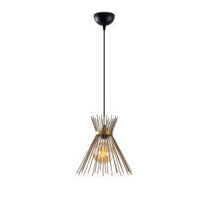Lustra Kirpi Auriu 34x34x131 cm - Img 4