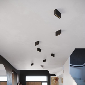 Lustra LED Sole Negru 4000K 13.7x3.5x8.3 cm - Img 4