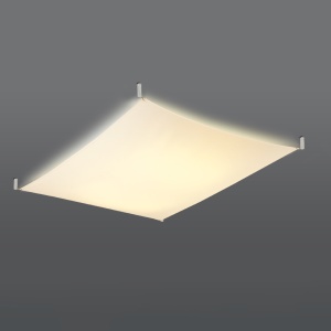 Lustra Luna Alb 3000K 130x105x15 cm - Img 3