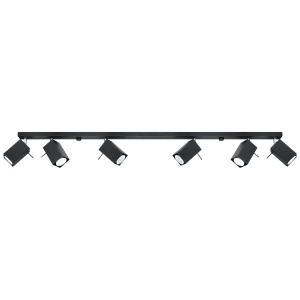 Lustra Merida Negru 118x6x16 cm