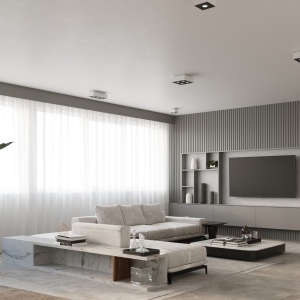 Lustra Mono Alb 24x24x11 cm - Img 6