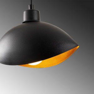 Lustra Sivani Negru 28x15x112 cm - Img 5