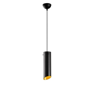 Lustra Sivani Negru 8x8x114 cm - Img 2