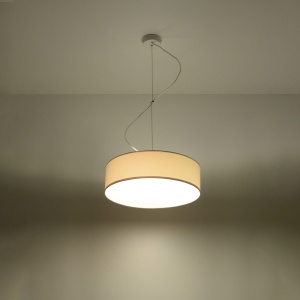Lustra suspendata Arena Alb 35x35x111 cm - Img 3