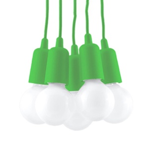 Lustra suspendata Diego Verde 25x25x90 cm
