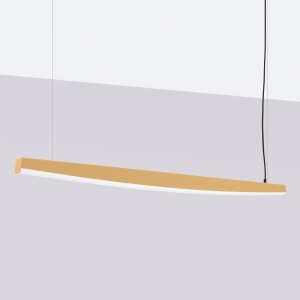 Lustra suspendata LED Jorun 150 Auriu 4000K 150x3x210 cm - Img 2