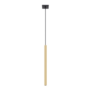 Lustra suspendata Pastelo Auriu lucios 8x8x118 cm