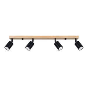 Lustra Verdo Negru 25x25x110 cm