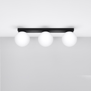 Lustra Yoli Negru 50x12x14.5 cm - Img 2