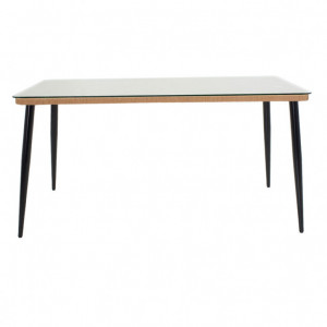 Masa de Gradina Naoki Negru - Natural 160x90x78 cm - Img 3