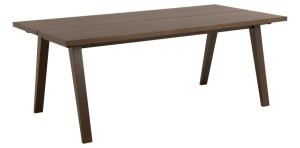Masa dining A-Line, Gri, 74.6x200x95 cm - Img 3