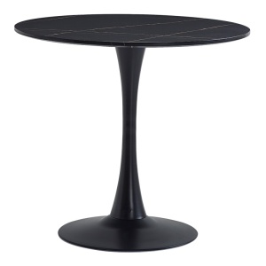 Masa dining Balou II, Pako World, MDF, Negru, 80x80x75 cm - Img 2