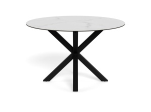 Masa dining Heaven, Alb, 75.5x119x119 cm - Img 4