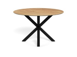 Masa dining Heaven, Natural, 75.5x119x119 cm - Img 5