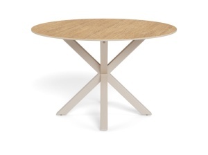 Masa dining Heaven V1, Natural, 75.5x119x119 cm - Img 3