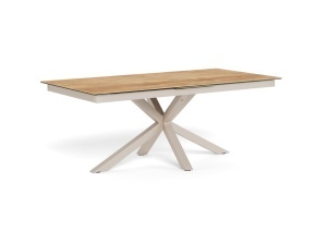 Masa dining Heaven V1, Natural, 76x240x100 cm - Img 3