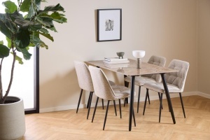 Masa dining Wicklow, Maro, 75x140x80 cm