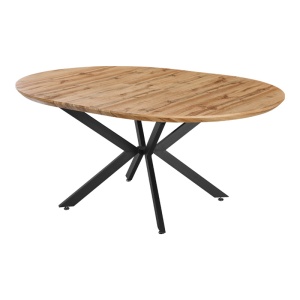 Masa extensibila Edina, Pako World, MDF, Sonoma, 130-170x130x75 cm - Img 2
