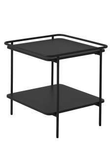 Masa laterala YUBA, Negru, 45x44x45 cm - Img 4