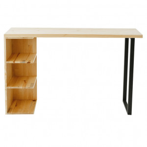 Masa pentru bar, Pako Word, Collins, lemn natural de pin, 35mm, 139 x 29 x 90 cm - Img 4
