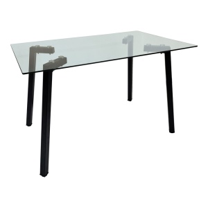Masa Titta, Negru, 120x70x75 cm
