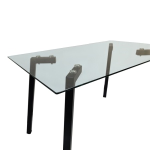 Masa Titta, Negru, 120x70x75 cm - Img 5