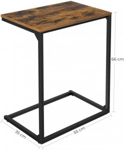 Masuta Canapea Vasagle, 55x35x66cm - Img 6