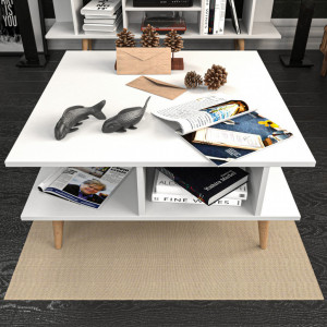 Masuta de Cafea Akya Coffee Table - Alb - Img 4