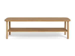 Masuta de cafea Banbury, Natural, 42x150x50 cm - Img 6
