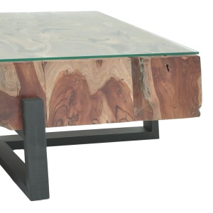 Masuta de cafea Borth Natural 135x90x40 cm - Img 3