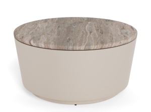Masuta de cafea Cangas, Gri, 41.5x80x80 cm - Img 5
