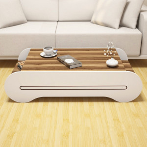 Masuta de Cafea Cool - Walnut, Alb - Img 2