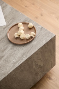 Masuta de cafea Dice, Gri, 42x90x90 cm - Img 2