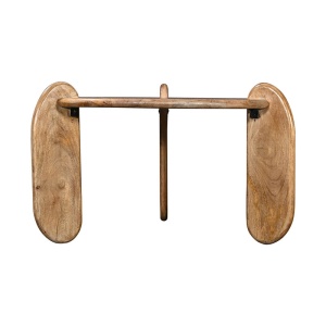 Masuta de cafea Earten boho Natural 80x80x40 cm - Img 4