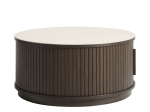 Masuta de cafea ENNA, Maro, 85x40x85 cm - Img 4