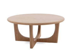 Masuta de cafea FLOW, Natural, 90x40x90 cm