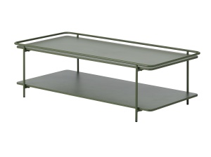 Masuta de cafea YUBA, Verde inchis, 55x34x110 cm - Img 2