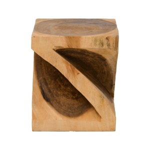 Masuta laterala, Rektan, Natural, 35x35x40 cm - Img 2