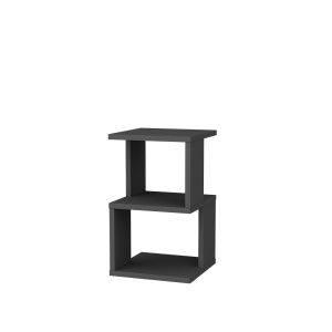 Noptiera Carter Antracit 29.6x29.6x49.4 cm - Img 4